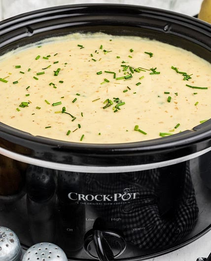 Slow Cooker Potato Leek Soup