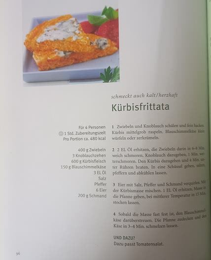 Kürbis Frittata