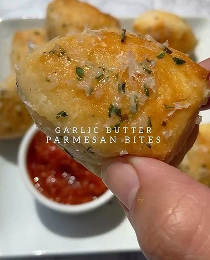 Garlic Butter Parmesan Bites