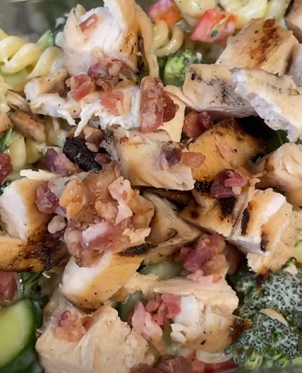 Bacon Ranch Chicken Pasta