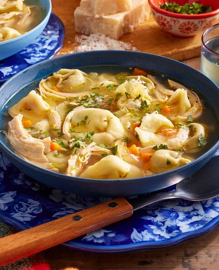 Chicken Tortellini Soup