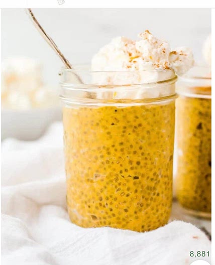 High Protein Pumpkin Chia Pudding 