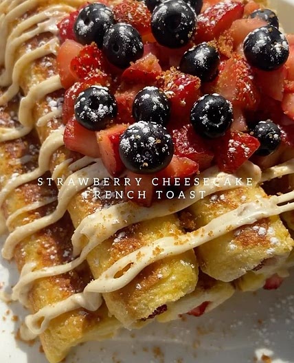Strawberry Cheesecake French Toast