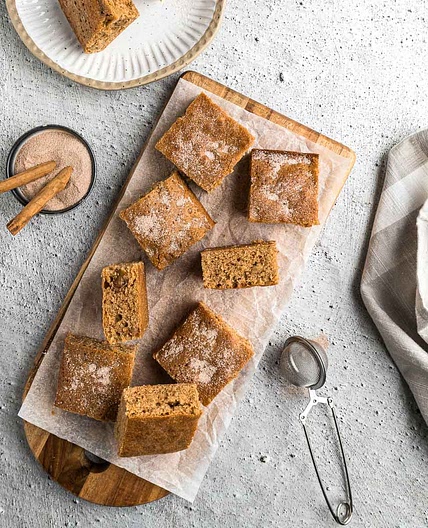 Walnut & Chai Spiced Blondies