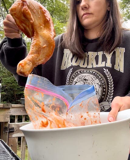 Sticky chicken marinade