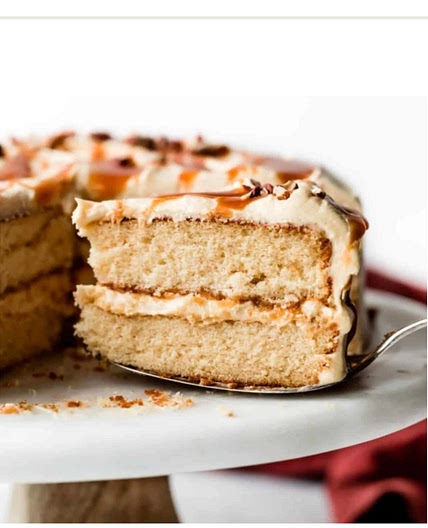 Burnt sugar cake