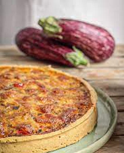 Quiche aux aubergines