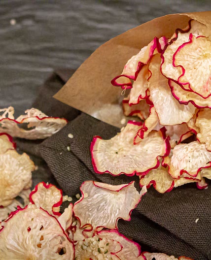 Keto Radish Chips