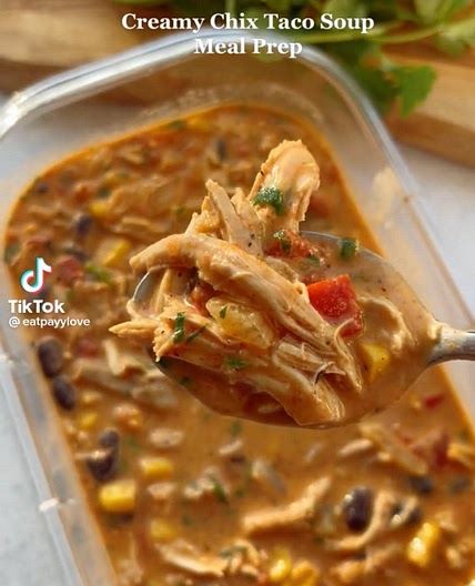 Creamy Chicken Taco Soup