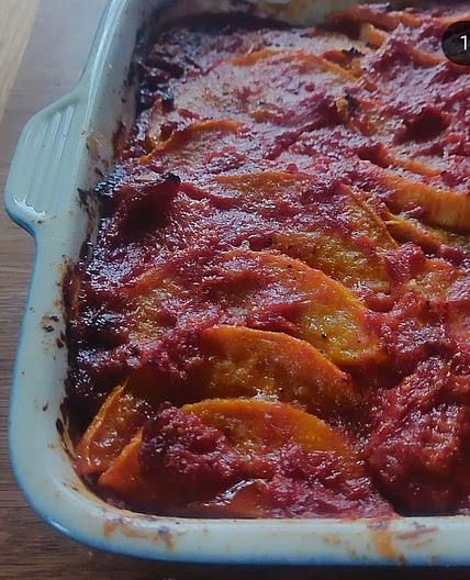Butternut squash parmigiana