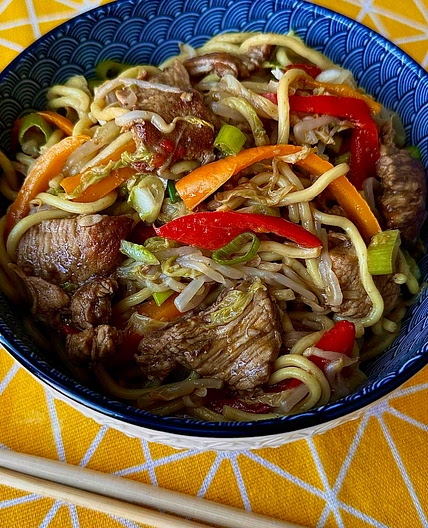 20 Minute Chicken Noodle Stir Fry
