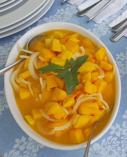 Ceviche de mango