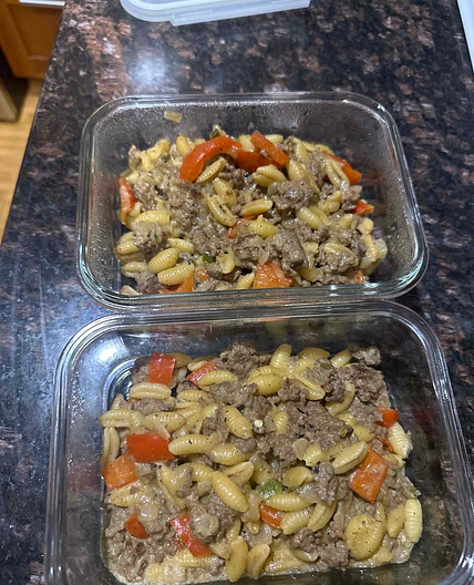One pot taco hamburger pasta