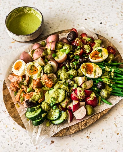 Salmon Nicoise Salad