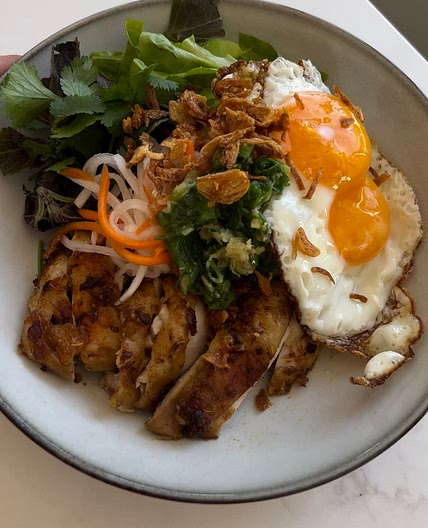 Lemongrass  Chicken Rice Bowl