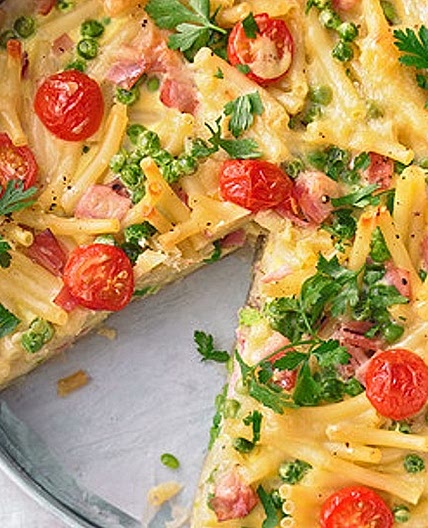 Schnelle Makkaroni-Quiche