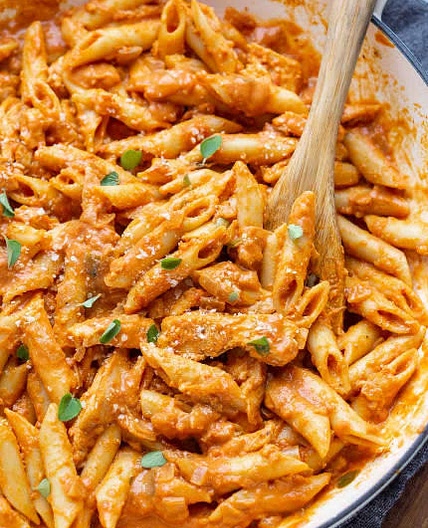 Chicken penne alla vodka