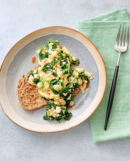 Cottage Cheese Scrambled Eggs