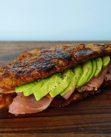 The viral crunchy croissant but as a sandwich