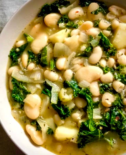 Butter Beans & Swiss Chard (Vegetarian Stew)