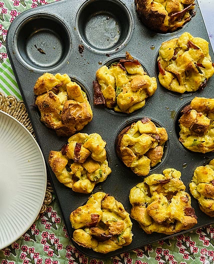 French toast muffins 2-ways