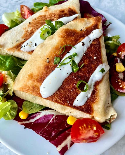 Chicken N Cheese Tortilla pockets 