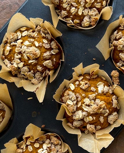 Healthy Pumpkin Muffins 