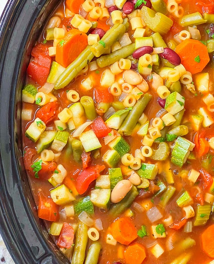 Crock Pot Minestrone Soup