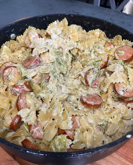 Smoked Sausage Alfredo