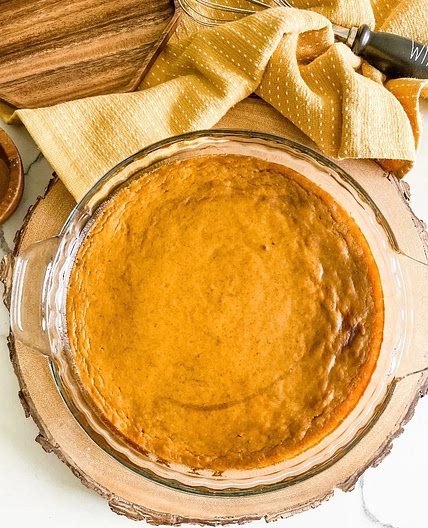 Crustless Pumpkin Pie (Special Occasions or 1x month only)