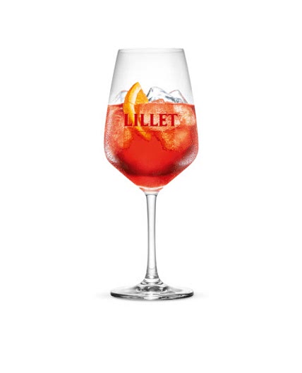 Lillet tonic framboise, menthe