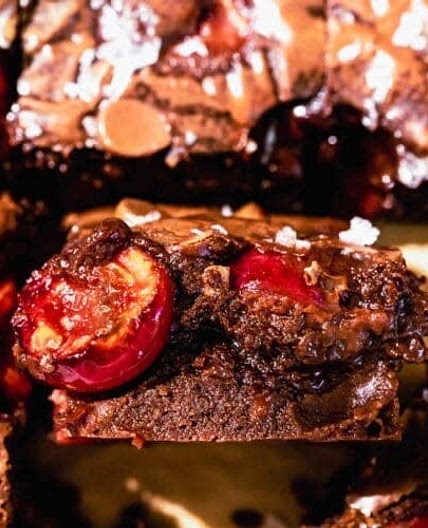 Berry brownies 