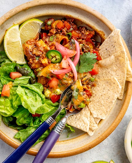 20-Minute One Pan Enchilada Skillet