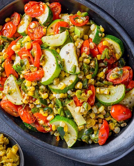 Mexican Style Zucchini & Corn