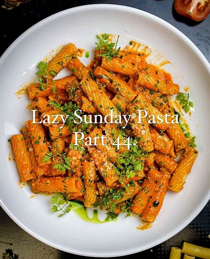 Lazy Pasta 🍝 Roasted vegetables sauce by