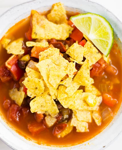 Chipotle Black Bean Tortilla Soup