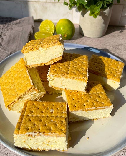 No-Churn Key Lime Pie Ice Cream Sandwiches