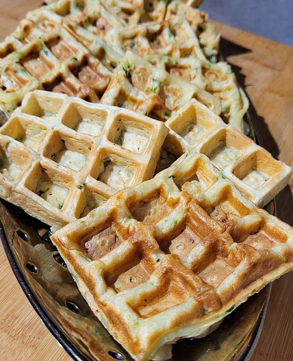 Gaufres au courgettes