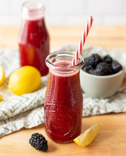 Homemade Blackberry Lemonade
