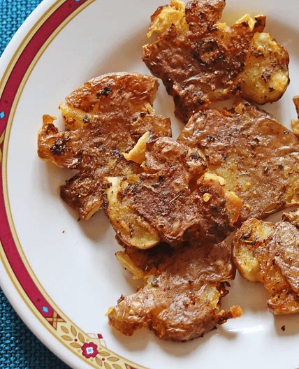 Crispy Air Fryer Smashed Potatoes - TopAirFryerRecipes