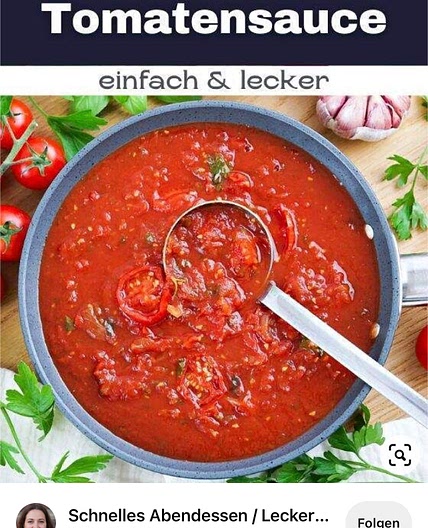 Ofen Tomatensoße 