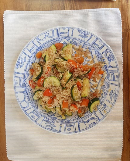 Mie-Reis mit Gemüse