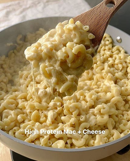 Creamy High Protein Mac + Cheese