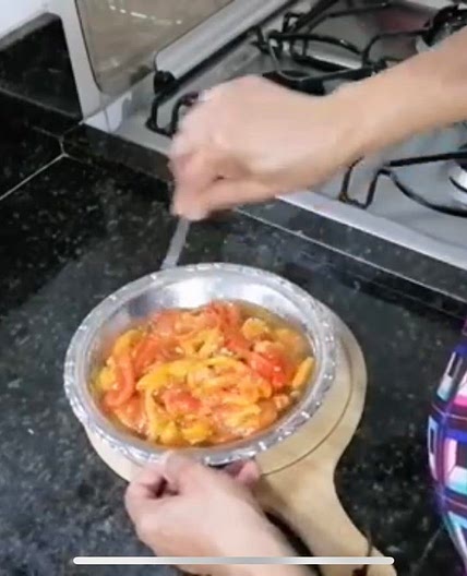 Mix de legumes na churrasqueira 