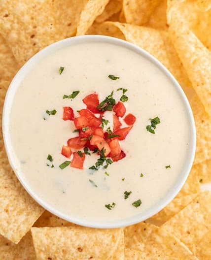 The Best Mexican White Cheese Dip