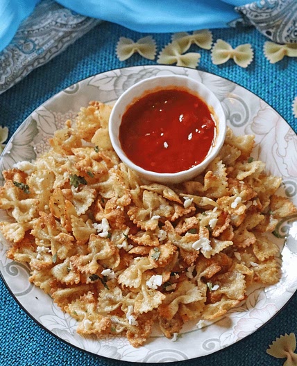Crispy Air Fryer Pasta Chips Recipe - TopAirFryerRecipes