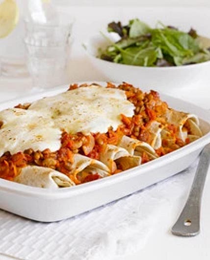 Vegetarian enchiladas