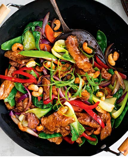Pork stir fry 