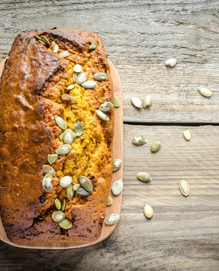 Healthy pumpkin bread