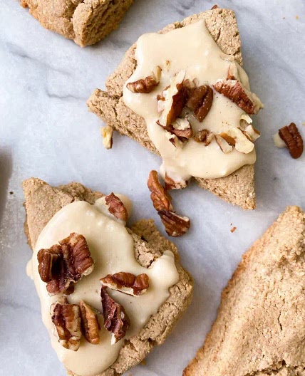 Gluten-Free Maple Scones With Maple Cream Icing